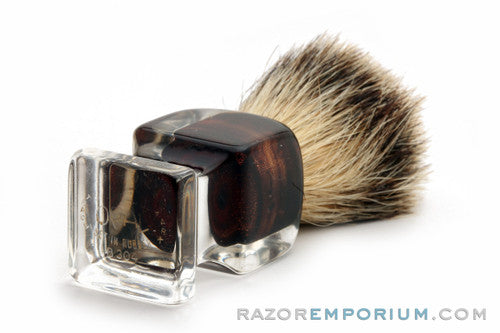 Opal B-304 Pure Badger Shaving Brush - 11mm Pure Badger