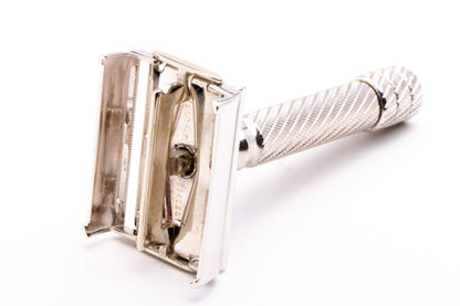 1930's Gillette British Aristocrat #21 Safety Razor | Rhodium Revamp