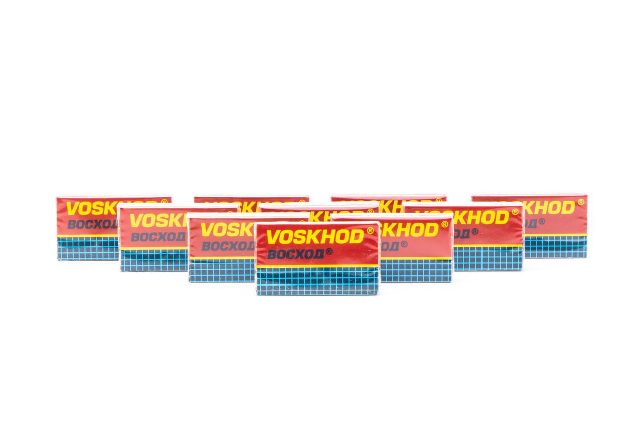 Voskhod Teflon Coated Double Edge (DE) Blades