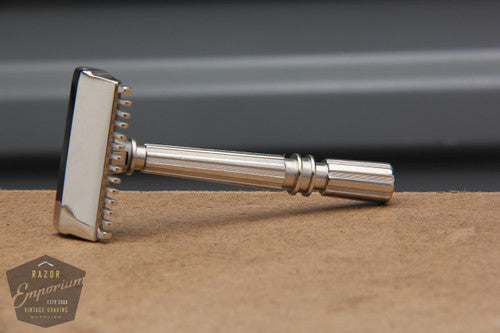 Gem 1930's TTO Micromatic Single Edge Safety Razor * Revamped - Nickel ...