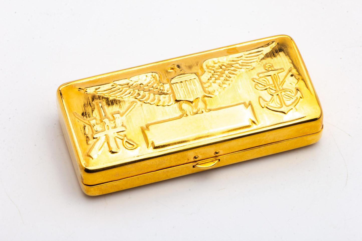 1918 Gillette Old Type Safety Razor Set With Military Case | 24K Gold Revamp