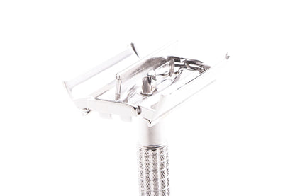 1960 F2 Gillette Flare Tip Super Speed Double Edge Safety Razor | Rhodium Revamp