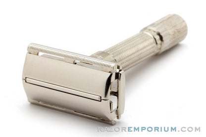 1961 Gillette Fatboy Adjustable Double Edge in Original Black Case G1