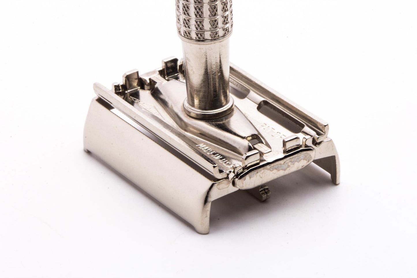 1963 I3 Gillette Flare Tip Super Speed Safety Razor | Factory Nickel Revamp