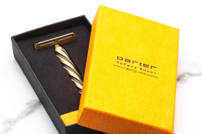 Parker Flight Brass Double Edge Safety Razor