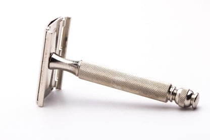1966 L1 Gillette Ball End Tech Double Edge Safety Razor Set | Original Condition