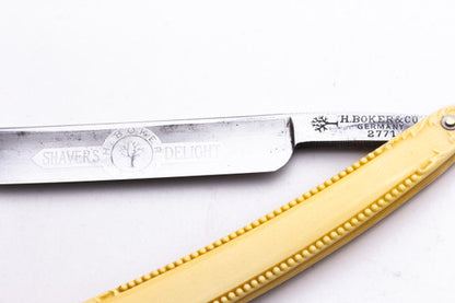 5/8" H Boker & Co Shaver's Delight 2771 Straight Razor Solingen, Germany