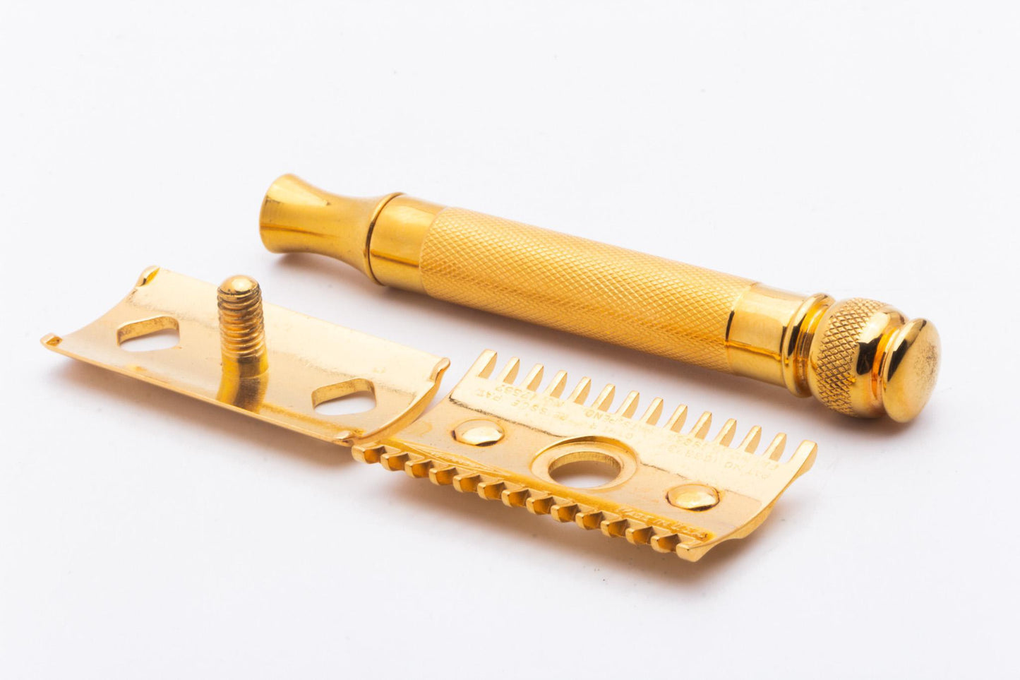 1930's Gillette Goodwill Double Edge Safety Razor Set| 24k Gold Revamp