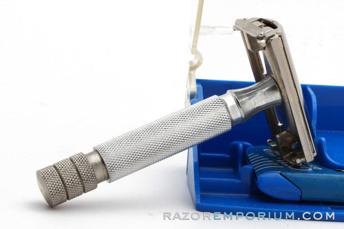 1950's Gillette British HD Rocket Safety Razor Set - Excellent