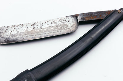5/8" H Boker & Co World's Columbian Exposition Straight Razor
