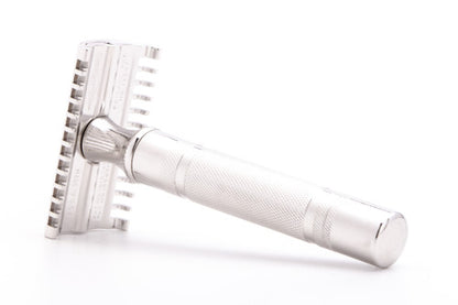 1930's Gillette NEW Long Comb Common Bar Handle Safety Razor | Rhodium Revamp