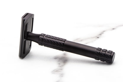 Ayslworth Razor | APEX-AL Double Edge Safety Razor - Jet Black Predator