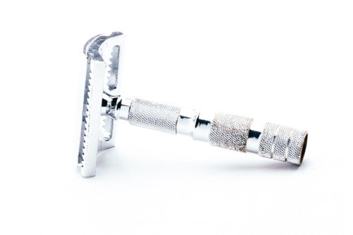 Apollo 3 Piece Travel Razor with Leather Case