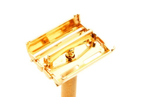 1941 Gillette Ranger Tech TTO DE Razor | 24K Gold Revamp