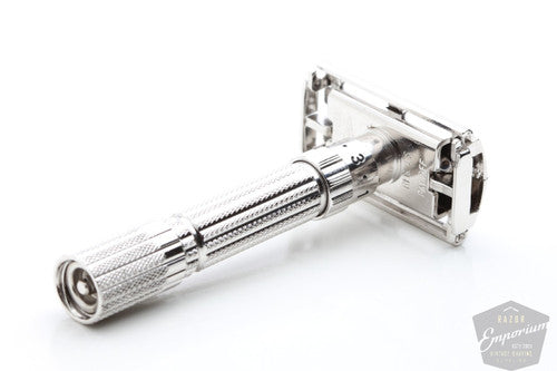 Gillette 1961 Fatboy Adjustable Double Edge * Rhodium Revamp