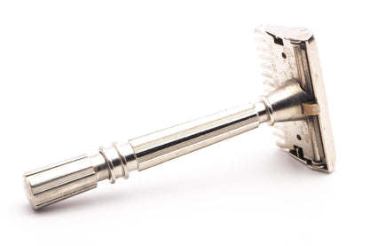 1940 Gem Micromatic "Bullet Tip" Single Edge Safety Razor Set | Original Condition