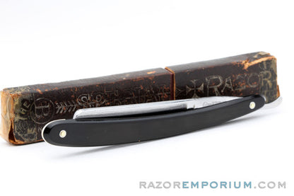 5/8'' Wade & Butcher Special Straight Razor | Original Black Horn Scales | Sheffield, England