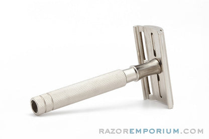 1940's Gillette BritishTech Double Edge Safety Razor - Factory Nickel
