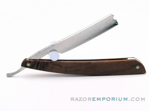5/8" English Steel Straight Razor w/ Black Walnut Scales | Sheffield, England