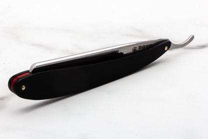 5/8" Restored Dovo Solingen Straight Razor With Red Wedge Accent