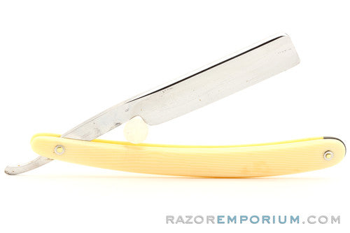 9/16" J.A. Henckels #124 Straight Razor w/ Case & Instructions | Solingen, Germany