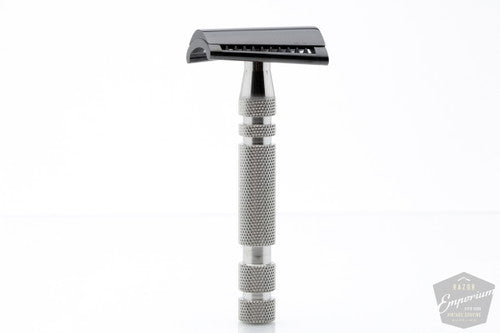 iKon Stainless Steel DLC Slant Razor – Razor Emporium