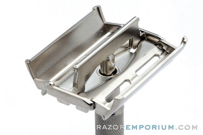 1951 Gillette Super Speed (DE) Safety Razor W2 | Factory Nickel
