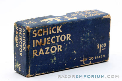 1950's Eversharp Schick Gold SE Injector Razor with Box