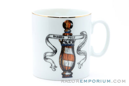 19th Century Barber Pole #4499 Vintage Shaving Mug
