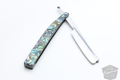 5/8'' Klas Tornblom X Mas Faux Frameback Mother of Pearl Faux Straight Razor