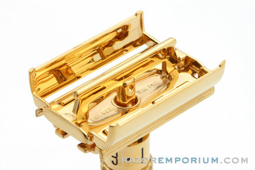 1974 Gillette Super Adjustable 84 TTO Short Safety Razor 24K Gold Revamp U2