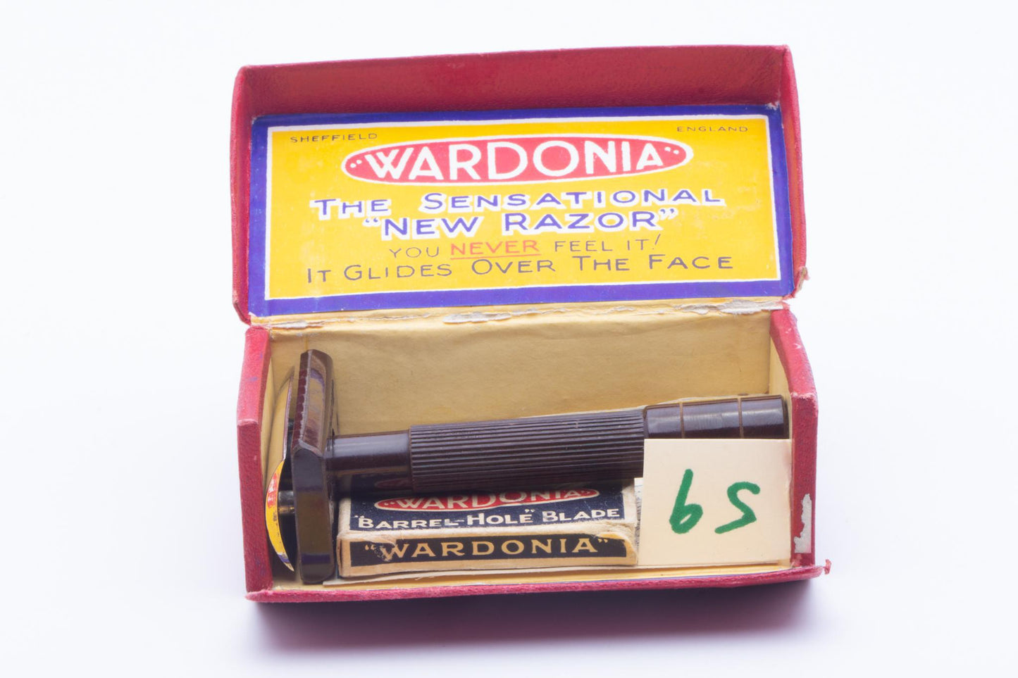 1900's Wardonia Double Edge Bakelite Safety Razor Set | Original Condition