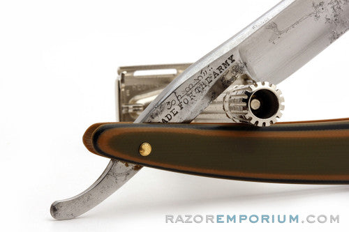 11/16" John Heiffor 'Made for the Army' Straight Razor | Sheffield, England