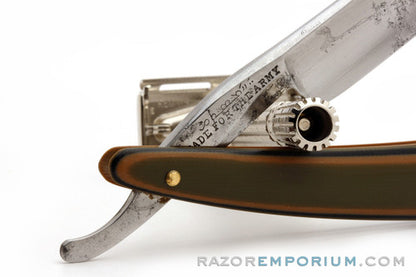 11/16" John Heiffor 'Made for the Army' Straight Razor | Sheffield, England