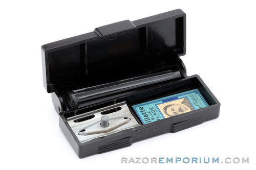 1947-51 Gillette Bakelite Handle Tech DE Razor Set