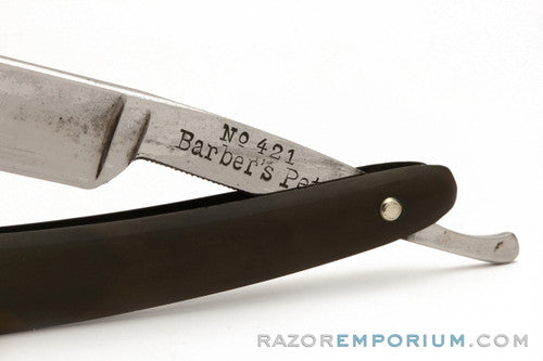 9/16" Simmons Hardware No 421 Berber's Pet Straight Razor with Original Scales