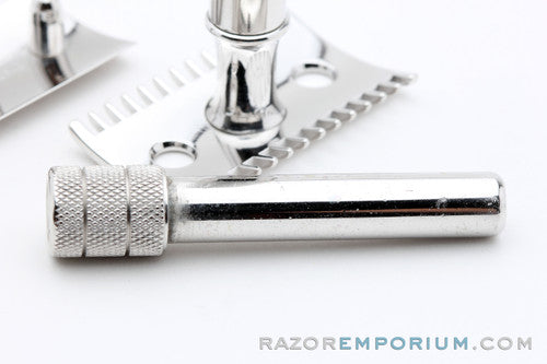 1912 Gillette Single Ring DE Safety Razor | Rhodium Revamp