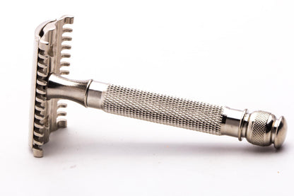 1930's Gillette Goodwill Double Edge Safety Razor With Replica Handle | Factory Nickel Revamp