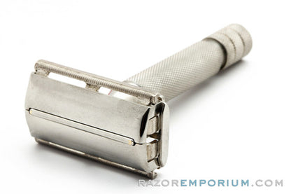 1950s Gillette British HD Double Ring 500 Rocket Safety Razor Set