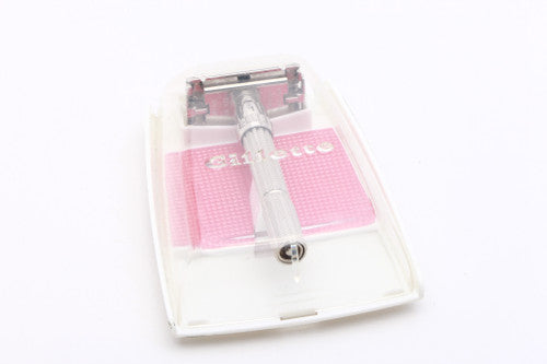 1964 Gillette Slim Adjustable Double Edge Safety Razor Original Case | J3