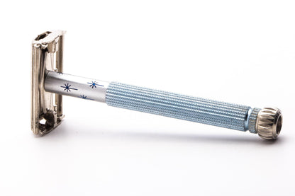1967 M1 Gillette Blue Star Lady Gillette DE Safety Razor | Orginal Condition