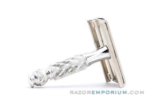 1967 Gillette M1 Travel Tech Safety Razor Leather Case