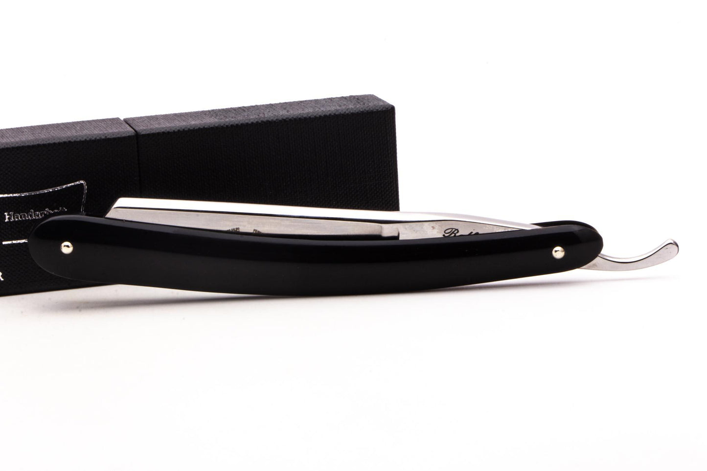 6/8" Ralf Aust Round Tip Hollow Ground Straight Razor | Acrylic Scales