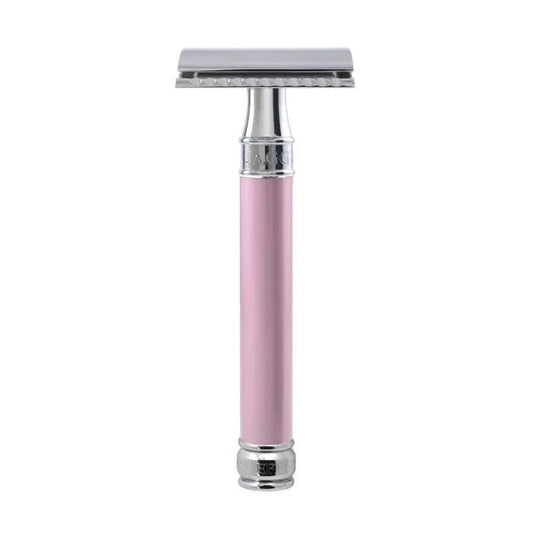 Edwin Jagger | Double Edge Safety Razor Long - Pink
