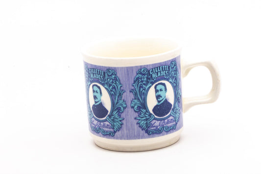 King Gillette Blue Blades Shaving Mug