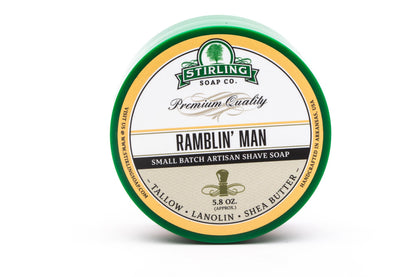 Stirling Soap Co. | Ramblin' Man Shave Soap
