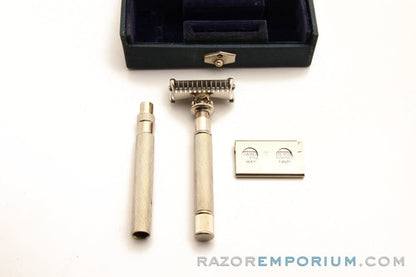 1930's J.A. Henckels Safety Razor in Leather Case