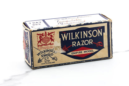 1920's Wilkinson Sword Co. Empire Single Edge Daily Safety Razor Set | Original Condition