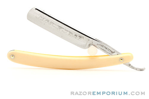 5/8" Andre Madeore "Mad Raz" Round Tip Straight Razor w/ Case | France