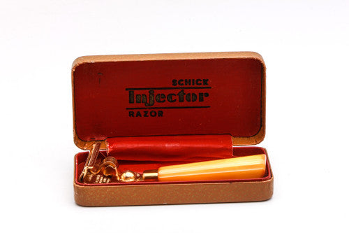 1950's Eversharp Schick Gold Injector With Case